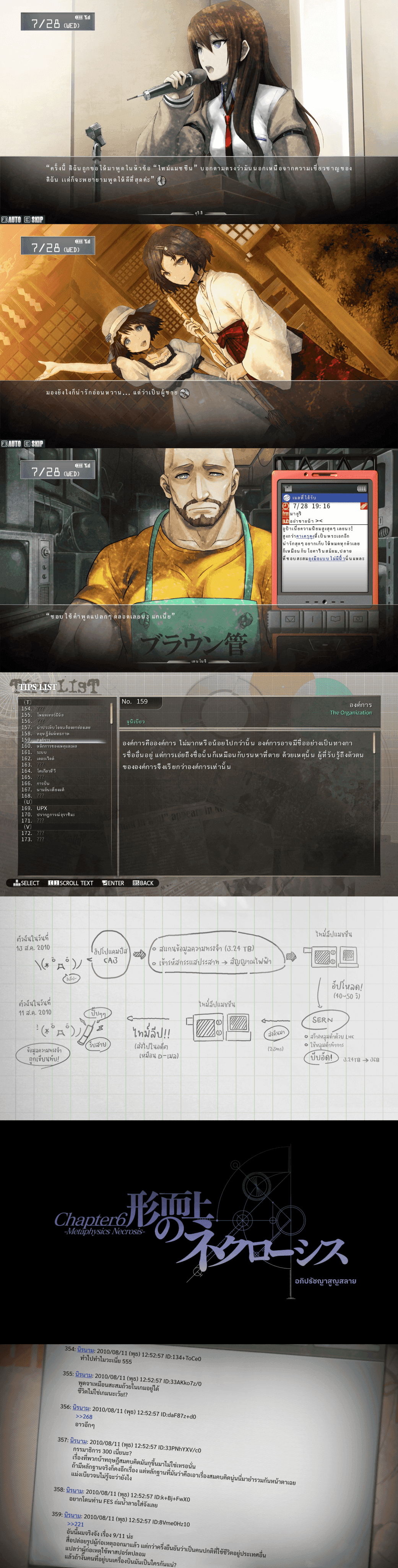 Example CGS of Steins;Gate Thai mod